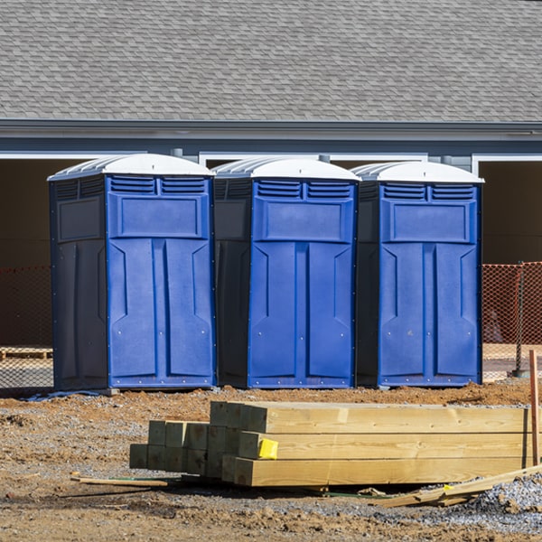are there any restrictions on where i can place the portable restrooms during my rental period in Steuben Wisconsin